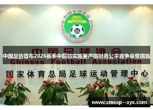 中国足协宣布2026赛季中超将实施更严格财务公平竞争审查措施