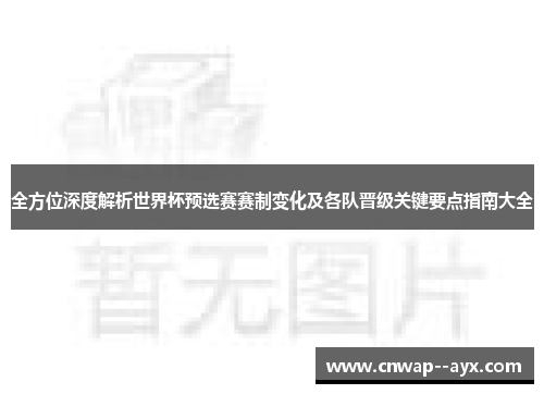 全方位深度解析世界杯预选赛赛制变化及各队晋级关键要点指南大全
